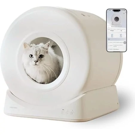 Maison de Toilettes-Pawgether – Maison de toilette Automatique pour Chat – Comfy Smart 2 – Contrôle App & Sécurité-Tunisie