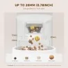 Gamelles et Distributeurs-Pawgether – Distributeur Automatique 4 L pour Chat – 📱 Contrôle App – 🍽️ 10 Repas/Jour – 🥇 Bol Inox Anti-Bourrage-Tunisie