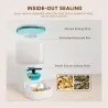 Gamelles et Distributeurs-Pawgether – Distributeur Automatique 4 L pour Chat – 📱 Contrôle App – 🍽️ 10 Repas/Jour – 🥇 Bol Inox Anti-Bourrage-Tunisie