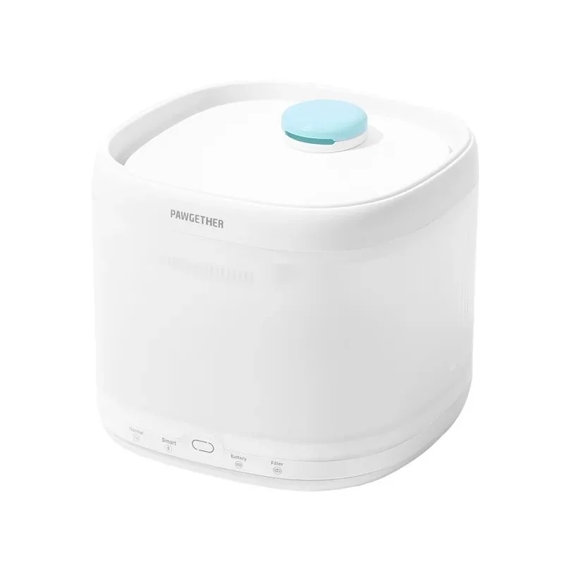 Gamelles et Distributeurs-Pawgether – Fontaine à Eau Smart Pure 3 (P 3) – 2 L – Pompe Sans Fil sur Piles ou USB, Filtration Multi‑Étapes-Tunisie