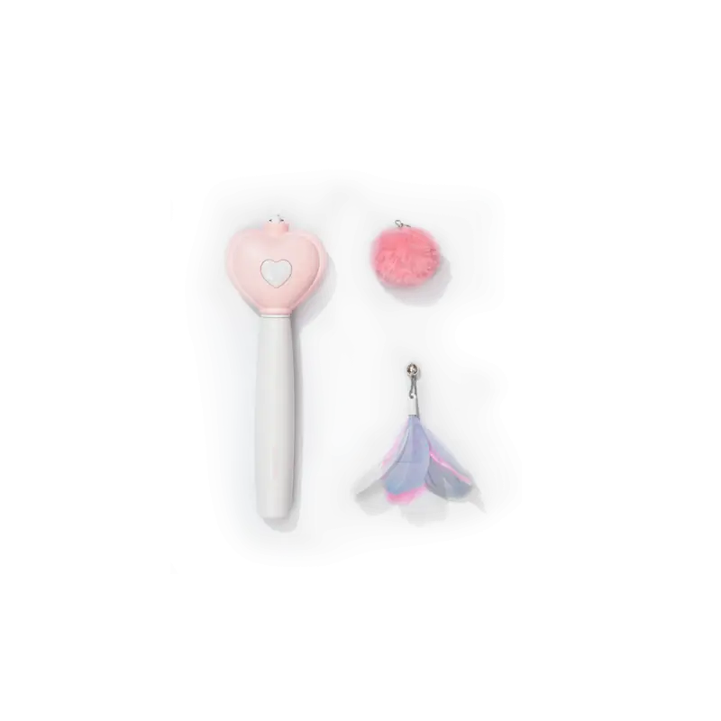 Jouets Chat-Pawgether – Jouet Teaser avec Laser pour Chat – Canne à Plumes Interactive-Tunisie