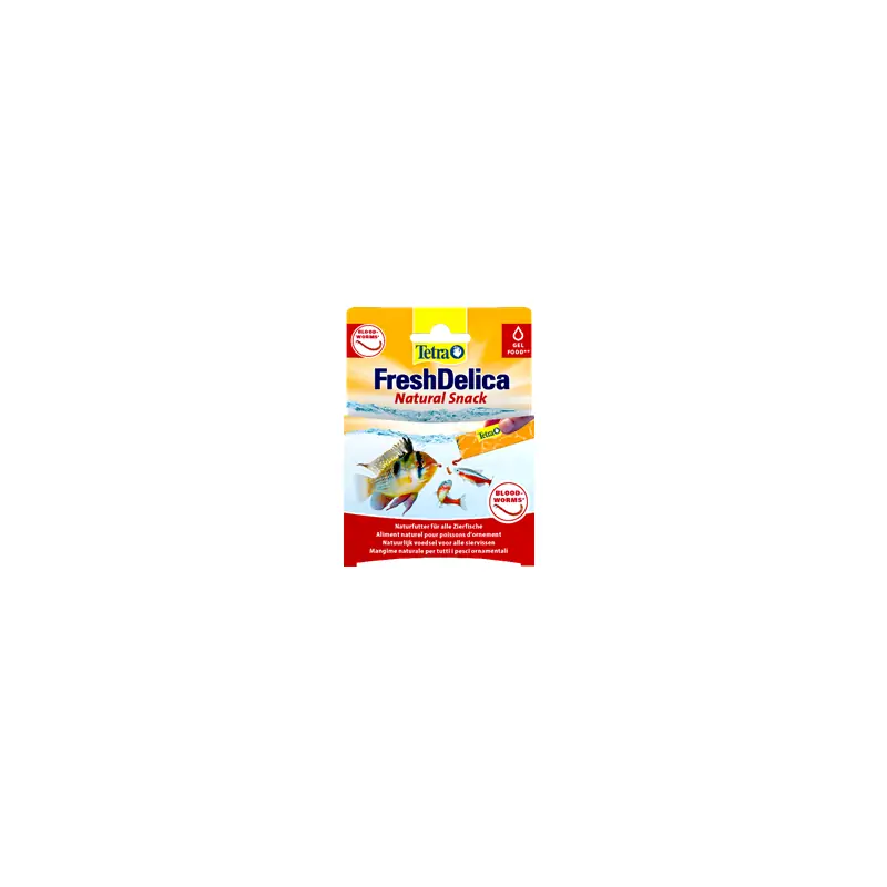 Nourriture Poissons-Tetra FreshDelica Bloodworms 48g-Tunisie