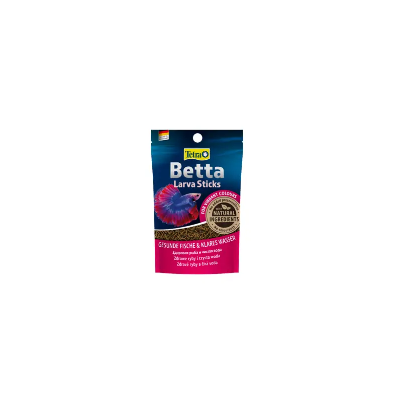 Nourriture Poissons-Tetra Betta Larva Sticks 5g-Tunisie