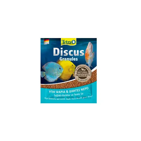 Nourriture Poissons-Tetra Discus Granules 15g-Tunisie