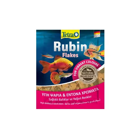 Nourriture Poissons-Tetra Rubin Flakes 12g-Tunisie