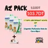 AZ Pack-Pack – 3 Tapis Absorbants 60x90 cm (10 pcs) + Lingettes Parfumées Noix de Coco 40 pcs-Tunisie