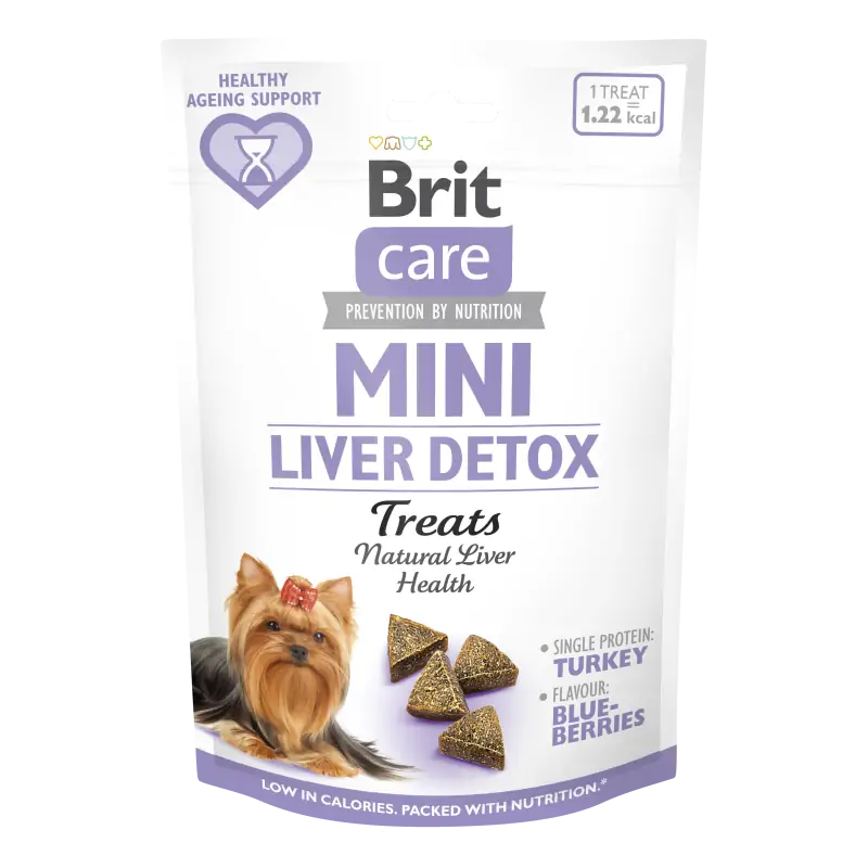 Friandises Chien-Brit Care Mini Friandise DETOX Foie 50 g-Tunisie