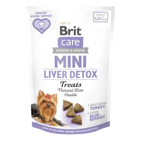 Friandises Chien-Brit Care Mini Friandise DETOX Foie 50 g-Tunisie