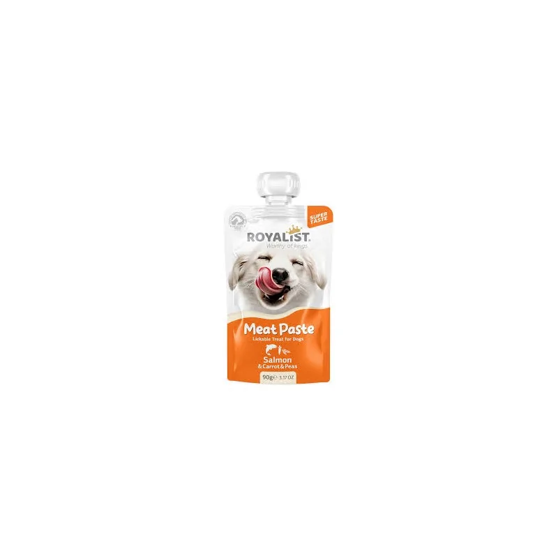 Friandises Chien-Royalist - Friandises pour chiens Saumon carotte et petits pois - 90g-Tunisie