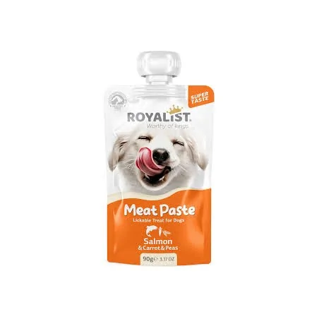 Friandises Chien-Royalist - Friandises pour chiens Saumon carotte et petits pois - 90g-Tunisie