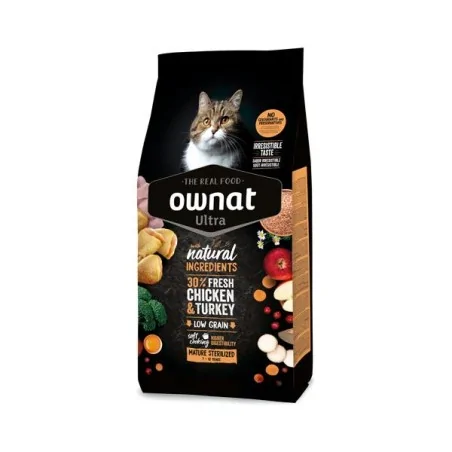 Croquettes Chat-OWNAT ULTRA MATURE STERILIZED 0,4 Kg-Tunisie