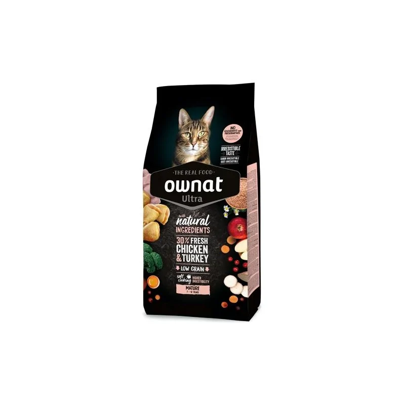 Croquettes Chat-OWNAT ULTRA MATURE 1,5 Kg-Tunisie