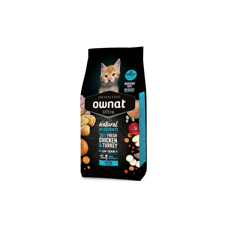 Croquettes Chat-OWNAT ULTRA KITTEN 0,4 Kg-Tunisie