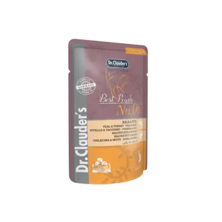 Humides Chat-POCHON CLAUDER'S AGNEAU ET DINDE 100 GR-Tunisie