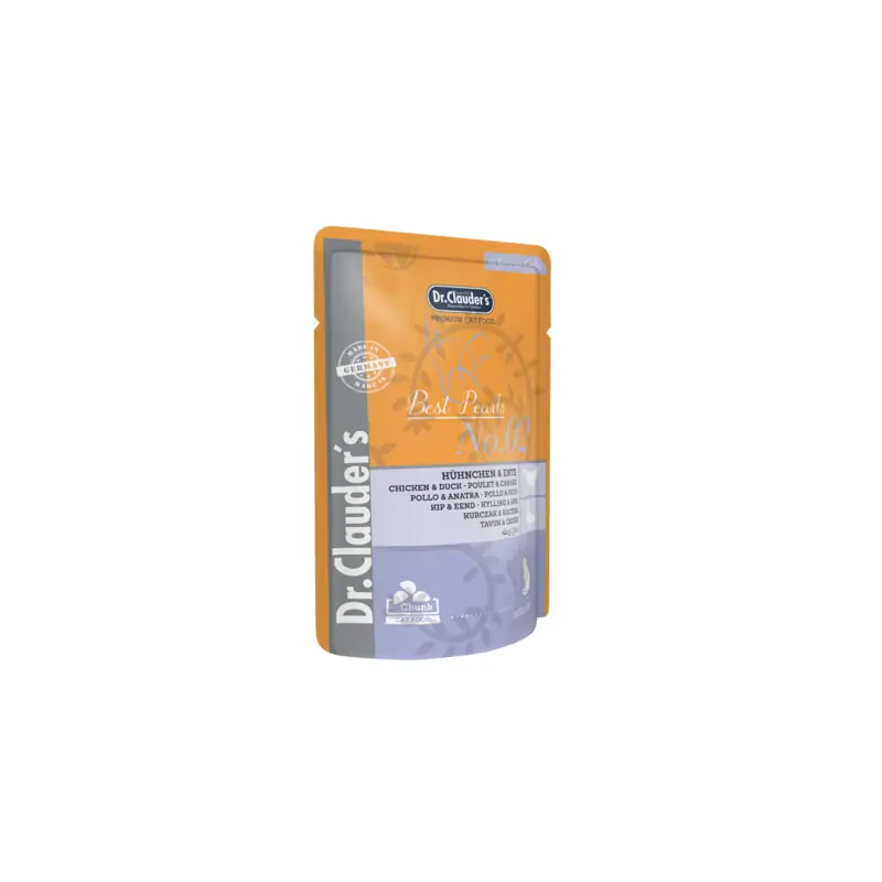 Humides Chat-POCHON CLAUDER'S POULET ET CANARD 100 GR-Tunisie