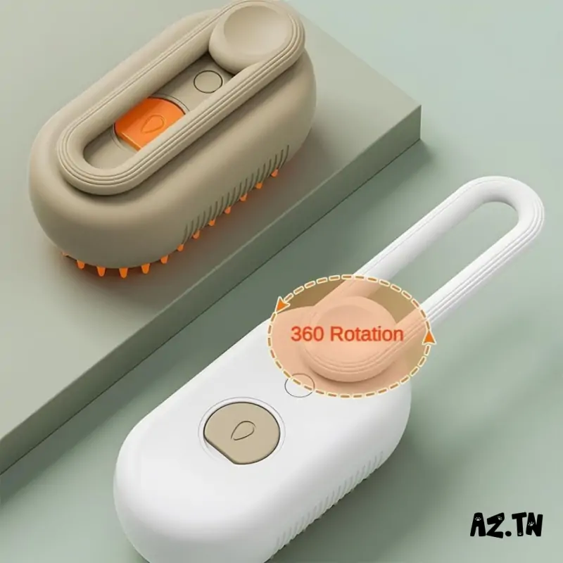 Brosse pour chat-Brosse à Vapeur Automatique 3 en 1 – Nettoie, Démêle & Lisse le Pelage-Tunisie