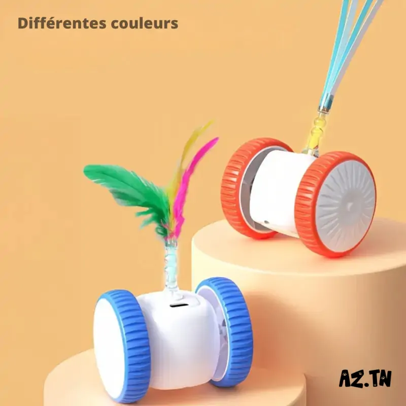 Jouets Chat-Jouet Robot Interactif pour Chat – Mouvement Automatique Rechargeable USB-Tunisie