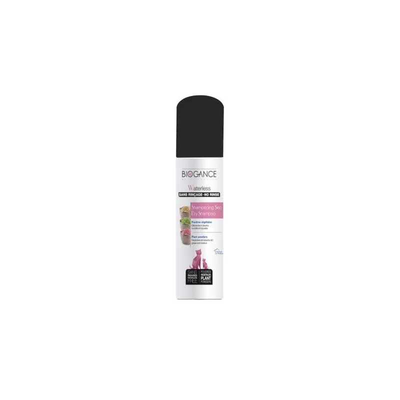 Shampoing Chat-Biogance – Shampoing sec pour chat 150 ml – Nettoyage naturel sans rinçage-Tunisie