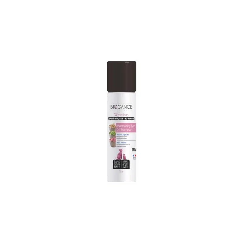 Shampoing Chat-Biogance – Shampoing sec Waterless pour chat 300 ml – Nettoyage naturel sans rinçage-Tunisie