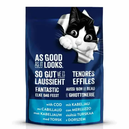 Humides Chat-Felix tendre effilées au Poisson 85gr-Tunisie