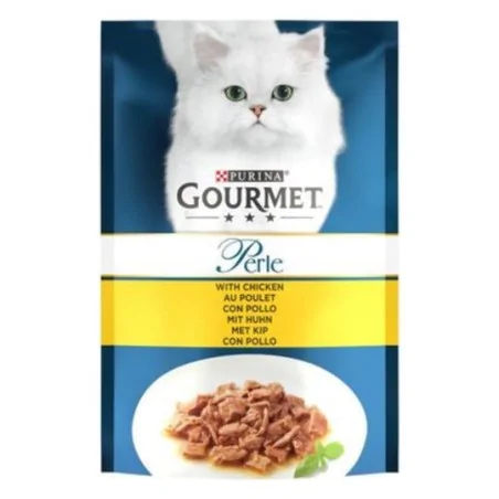 Humides Chat-GOURMET PERLE – Pochon pour Chat Adulte au Poulet – 85 g-Tunisie