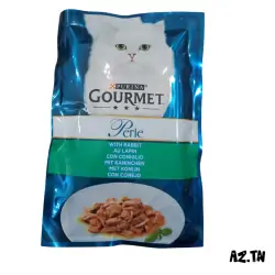 GOURMET PERLE – Pochon pour Chat Adulte au Lapin – 85 g
