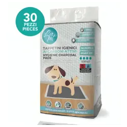 Tapis Absorbants au Charbon Actif avec bandes adhésives 60*60 30 pcs