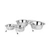 Gamelles et Distributeurs-FELICAN – Support avec 2 Gamelles Inox 2,8 L-Tunisie