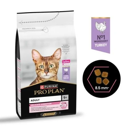 Croquettes Chat-Purina Pro Plan – Croquettes Delicate à la Dinde pour Chat Adulte Sensible – 1,5 kg-Tunisie