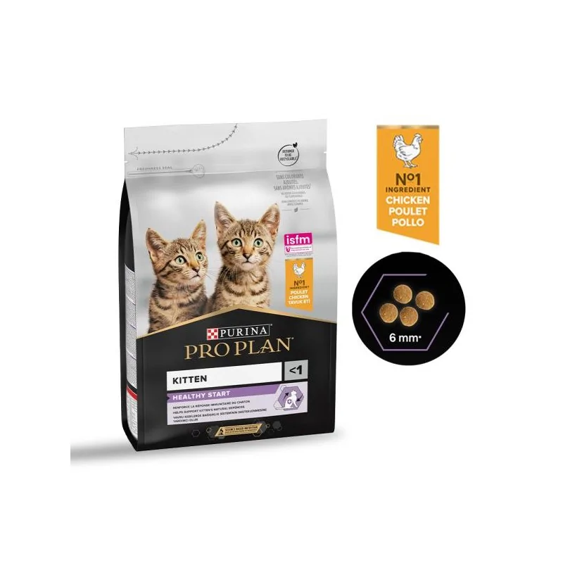 Croquettes Chat-Purina Pro Plan – Croquettes Kitten au Poulet pour Chaton en Croissance – 3 kg-Tunisie