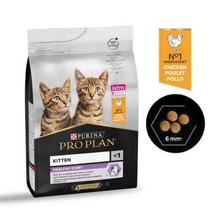 Croquettes Chat-Purina Pro Plan – Croquettes Kitten au Poulet pour Chaton en Croissance – 3 kg-Tunisie