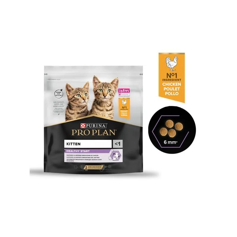Croquettes Chat-Purina Pro Plan – Croquettes Kitten au Poulet pour Chaton en Croissance – 400 g-Tunisie