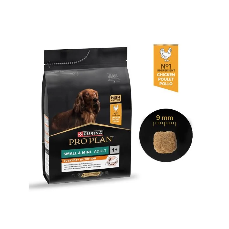Croquette Chien-Purina Pro Plan – Croquettes Small & Mini Adult au Poulet pour Chien Adulte de Petite Taille – 3 kg-Tunisie