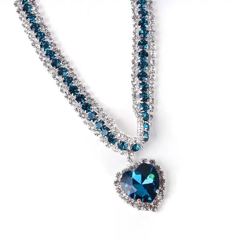 Collier Chat-Collier Diamant pour Chat – Pendentif Cœur Cristal 3 NucléoDiamond-Tunisie