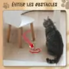 Jouets Chat-Jouet Interactif Électrique pour Chat – Balle Rotative Automatique avec Corde-Tunisie