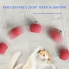 Jouets Chat-Jouet Interactif Électrique pour Chat – Balle Rotative Automatique avec Corde-Tunisie