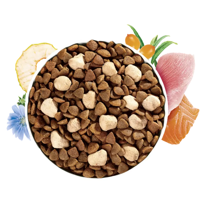 Croquettes Chat-Brit Care Haircare Raw Delight Sans Céréales 2 KG-Tunisie