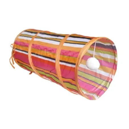 Jouets Chat-Tunnel pour Chat avec Pompon et Clochette-Tunisie