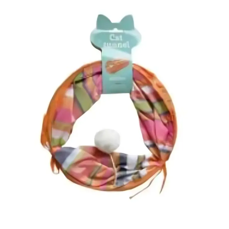 Jouets Chat-Tunnel pour Chat avec Pompon et Clochette-Tunisie