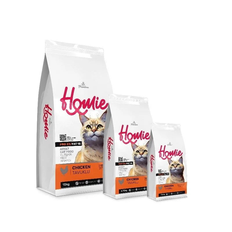 Croquettes Chat-Homie Super Premium Adulte Poulet 1.5kg-Tunisie