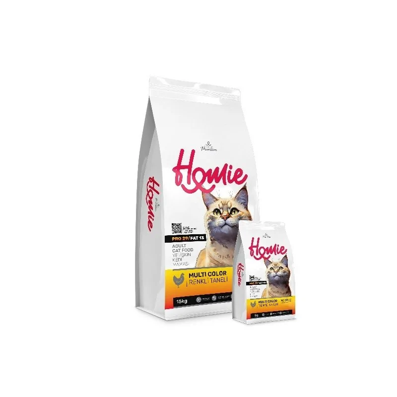 Croquettes Chat-Homie Super Premium Adulte Mix 15kg-Tunisie