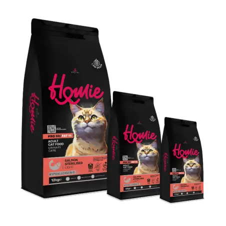 Croquettes Chat-Homie Stérilisé Urinary Care au Saumon 1.5kg-Tunisie