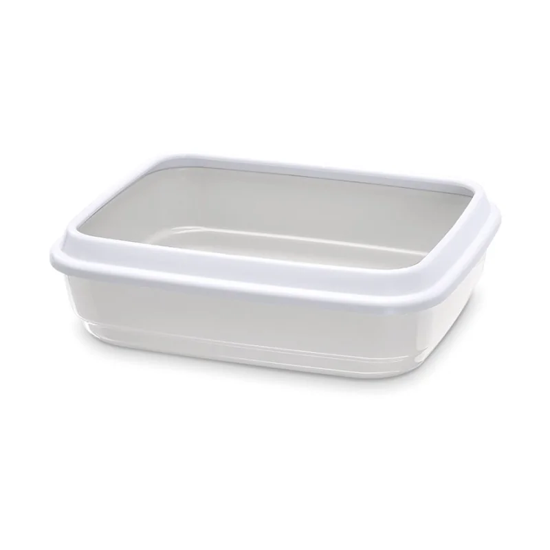 Bac à Litières-Bac à litière Jerry Gris Clair 50x40x H14.5cm-Tunisie