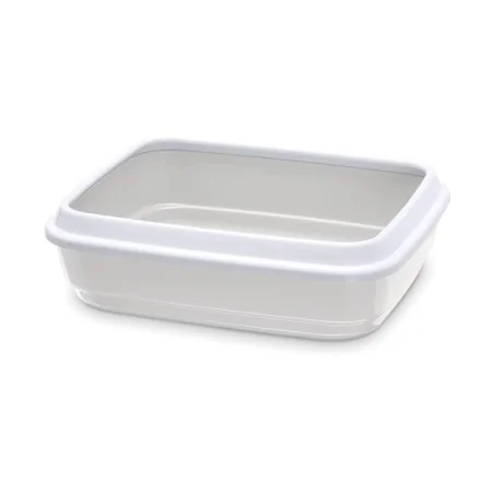 Bac à Litières-Bac à litière Jerry Gris Clair 50x40x H14.5cm-Tunisie