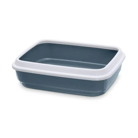 Bac à Litières-Bac à litière Jerry Bleu Nuit 50x40x H14.5cm-Tunisie