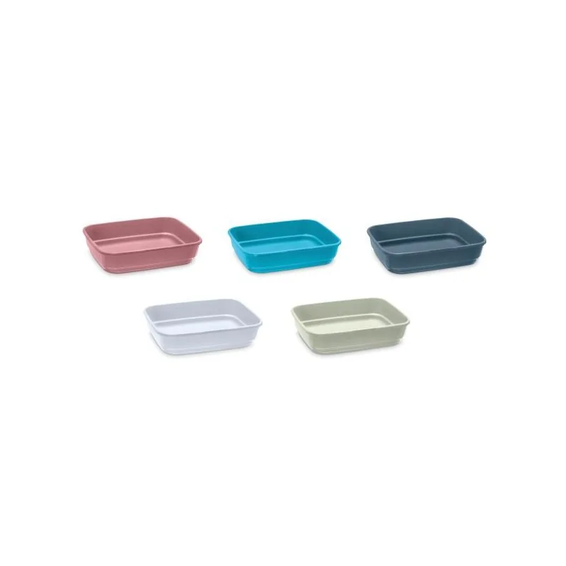 Bac à Litières-IMAC – Bac à Litière Mixte pour Chat – 49,5 × 39 × 12 cm-Tunisie