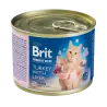 Humides Chat-Pâtée pour Chat Brit Premium By Nature Dinde et Foie 200g-Tunisie