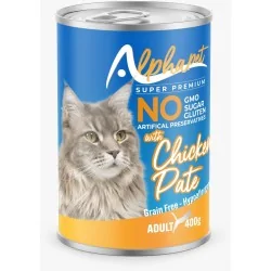 ALPHAPET Pâté au Poulet pour Chat Adulte 400 g