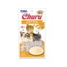 Friandises Chat-Inaba Churu Crème au Poulet pour Chat Adulte 4 Tubes-Tunisie