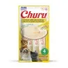 Friandises Chat-Inaba Churu Crème au Poulet et Fromage pour Chat Adulte 4 Tubes-Tunisie